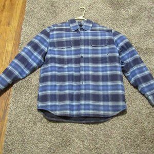 TimberLand Fall 2006 31229 Blue Flannel with Lining Insulated Shirt Jacket